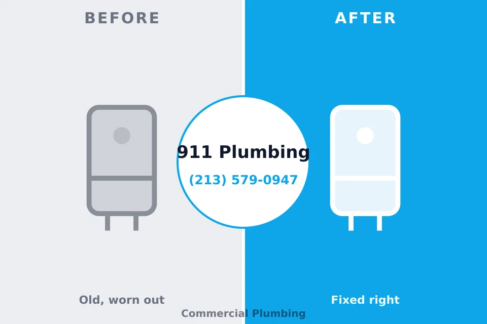 Before and after: plumbing company Bellwood, IL